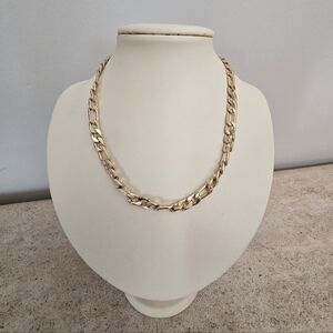 Gold Tone Link Chain Necklace